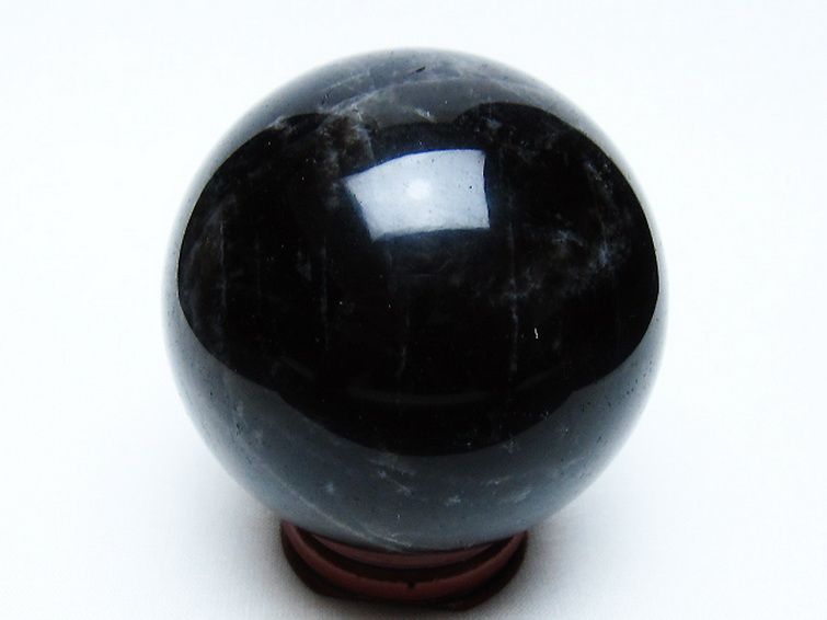 モリオン 純天然 黒水晶 丸玉 62mm [t643-4985] 3枚目