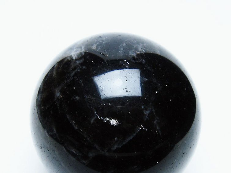 モリオン 純天然 黒水晶 丸玉 58mm [t643-4992] 2枚目