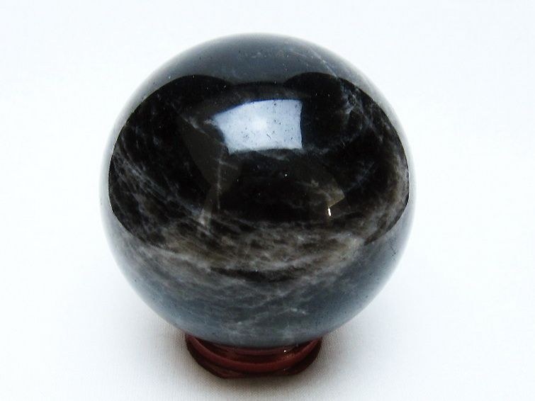 モリオン 純天然 黒水晶 丸玉 71mm [t643-5178] 3枚目