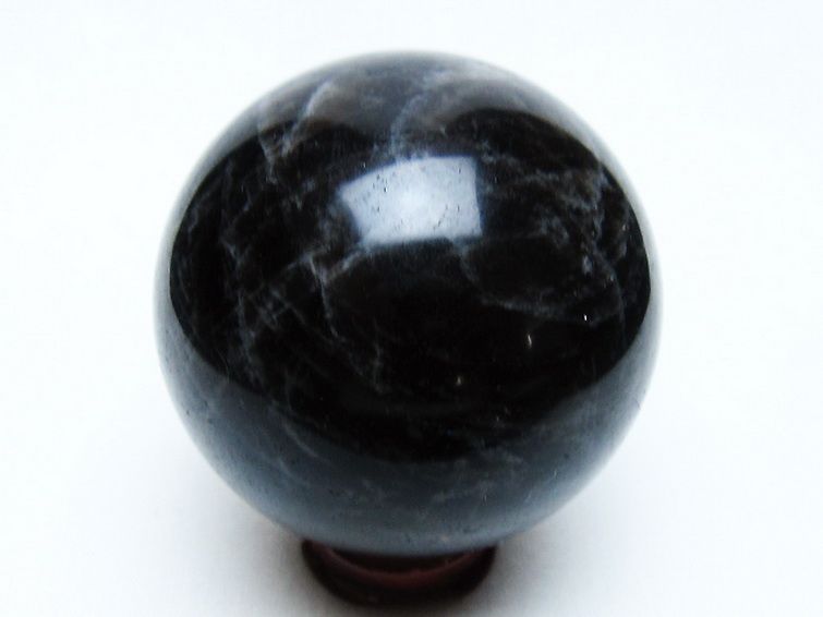 モリオン 純天然 黒水晶 丸玉 57mm [t643-5215] 3枚目