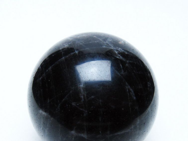 モリオン 純天然 黒水晶 丸玉 56mm [t643-5221] 2枚目