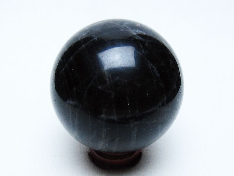 モリオン 純天然 黒水晶 丸玉 56mm [t643-5221] 3枚目