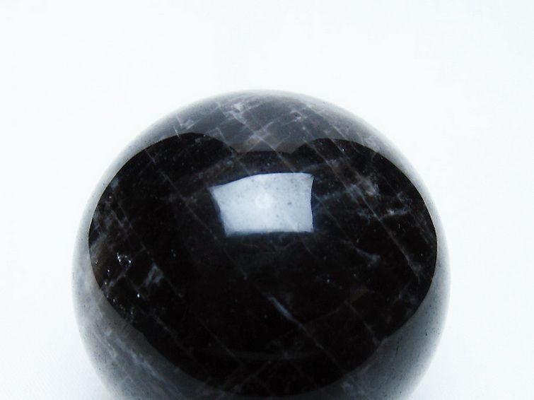 モリオン 純天然 黒水晶 丸玉 53mm [t643-5231] 2枚目