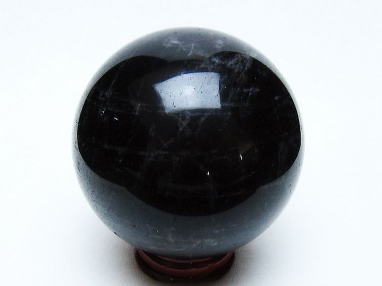 モリオン 純天然 黒水晶 丸玉 71mm [t643-5250] 3枚目