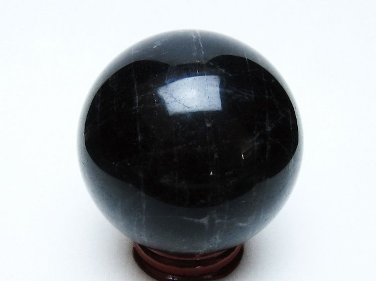 モリオン 純天然 黒水晶 丸玉 62mm [t643-5257] 3枚目