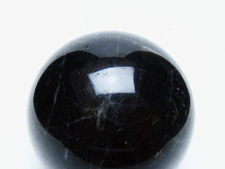 モリオン 純天然 黒水晶 丸玉 55mm [t643-5263] 2枚目