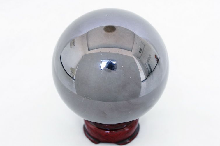 テラヘルツ鉱石 丸玉 83mm [t665-1090] 1枚目