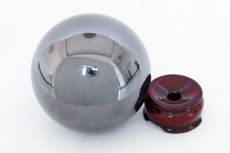 テラヘルツ鉱石 丸玉 83mm [t665-1090] 3枚目