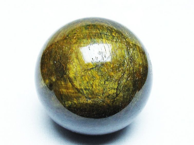 アイアンタイガーアイ丸玉 50mm [T671-6093] 1枚目