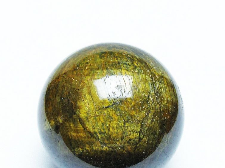 アイアンタイガーアイ丸玉 50mm [T671-6093] 2枚目