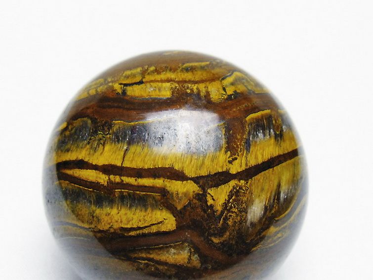 アイアンタイガーアイ丸玉 55mm [T671-6151] 2枚目