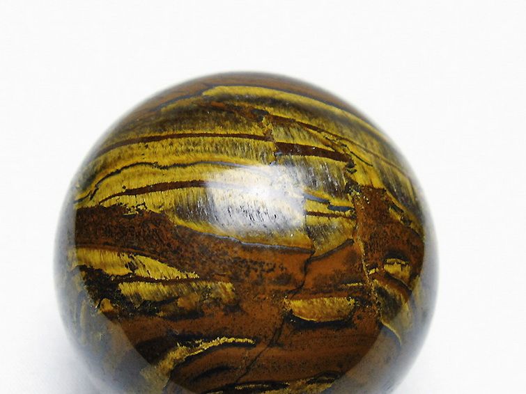 アイアンタイガーアイ丸玉 55mm [t671-6170] 2枚目