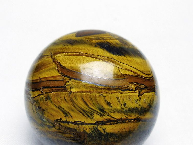 アイアンタイガーアイ丸玉 54mm [T671-6181] 2枚目