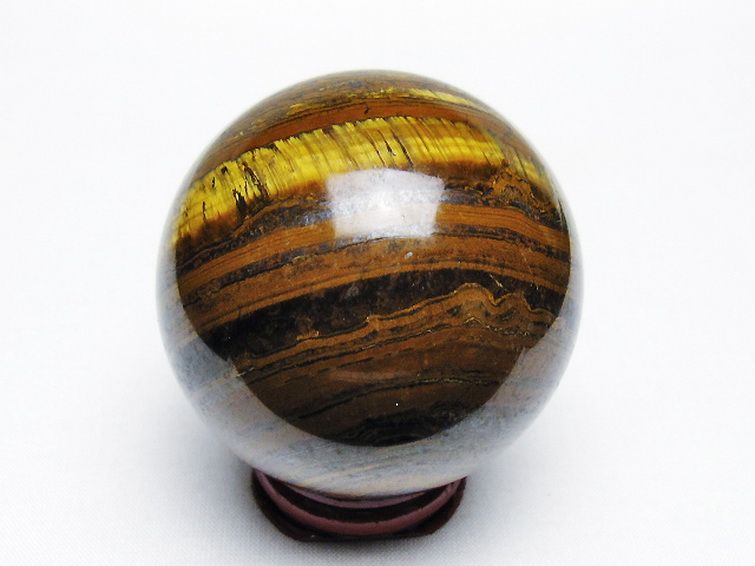 アイアンタイガーアイ丸玉 61mm [T671-6211] 3枚目