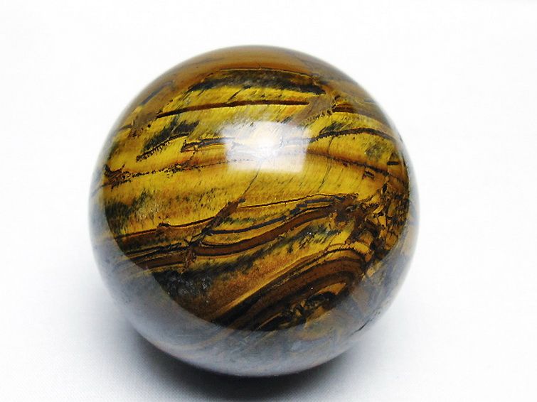 アイアンタイガーアイ丸玉 48mm [T671-6233] 1枚目