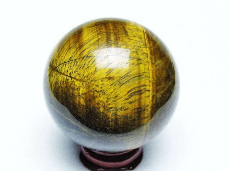 アイアンタイガーアイ丸玉 51mm [T671-6323] 3枚目