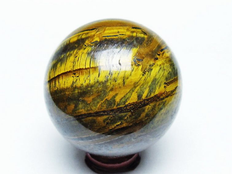 アイアンタイガーアイ丸玉 56mm [t671-6286] 3枚目