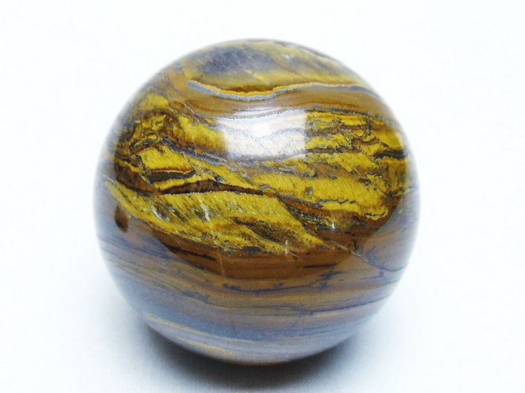 アイアンタイガーアイ丸玉 50mm [T671-6324] 1枚目