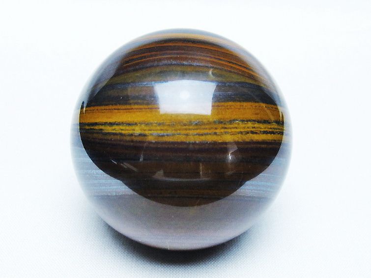 アイアンタイガーアイ丸玉 82mm [T671-6331] 1枚目