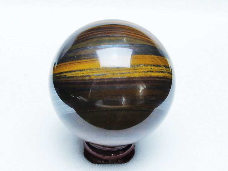 アイアンタイガーアイ丸玉 82mm [T671-6331] 3枚目