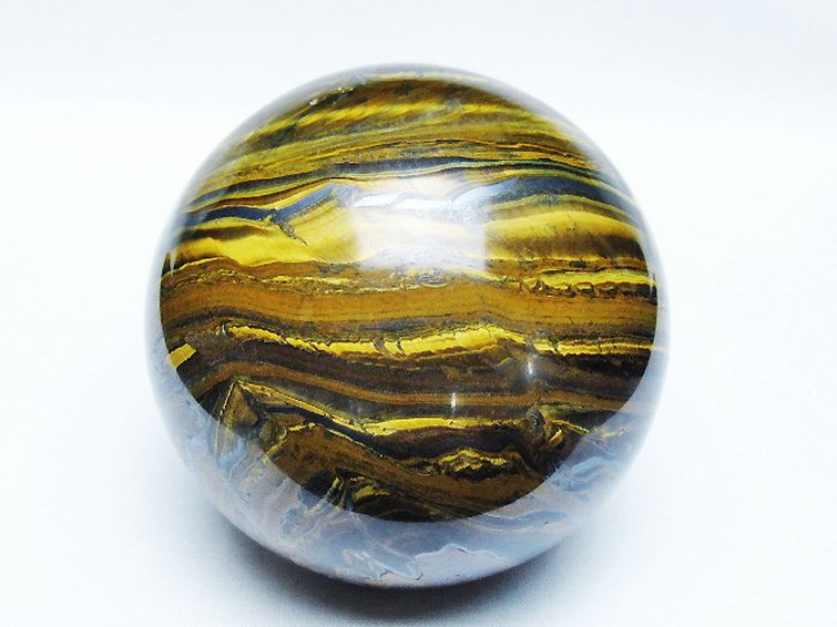 天然石】タイガーアイ 丸玉直径10センチ大玉 金運 重さ約2キロ