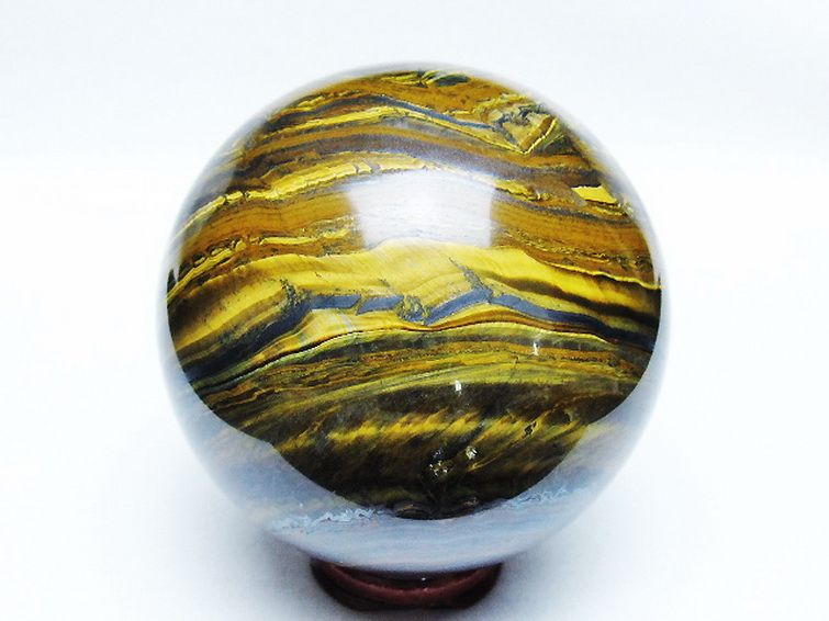 アイアンタイガーアイ丸玉 82mm [T671-6333] 3枚目