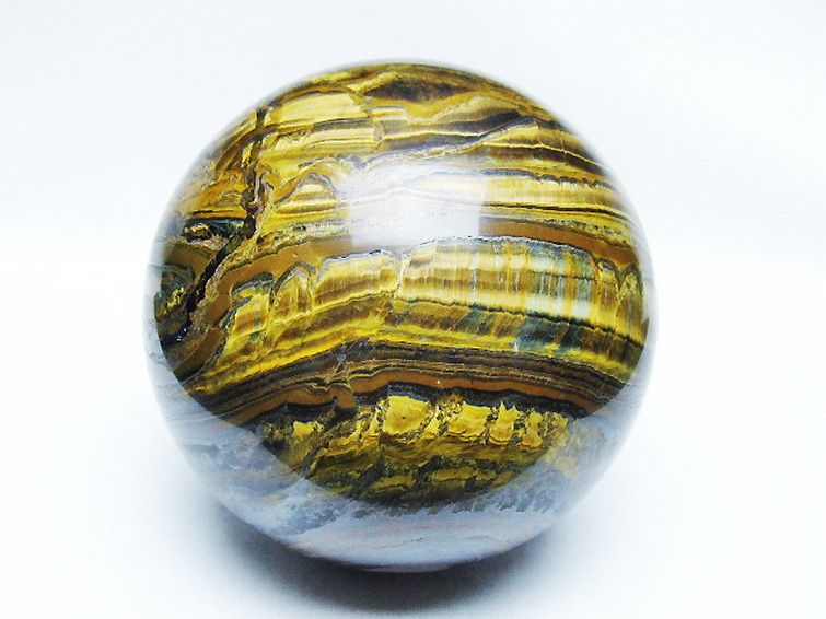 2.3Kgアイアンタイガーアイ丸玉 120mm [T671-6357] 1枚目