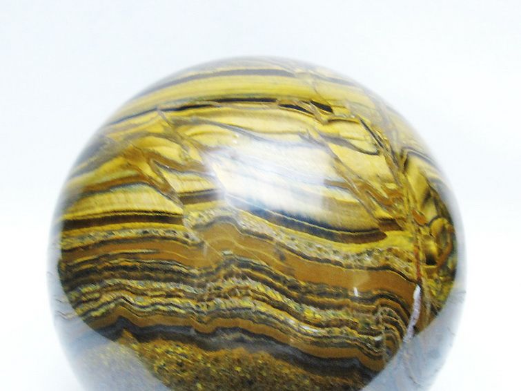 2.4Kgアイアンタイガーアイ丸玉 117mm [T671-6367] 2枚目