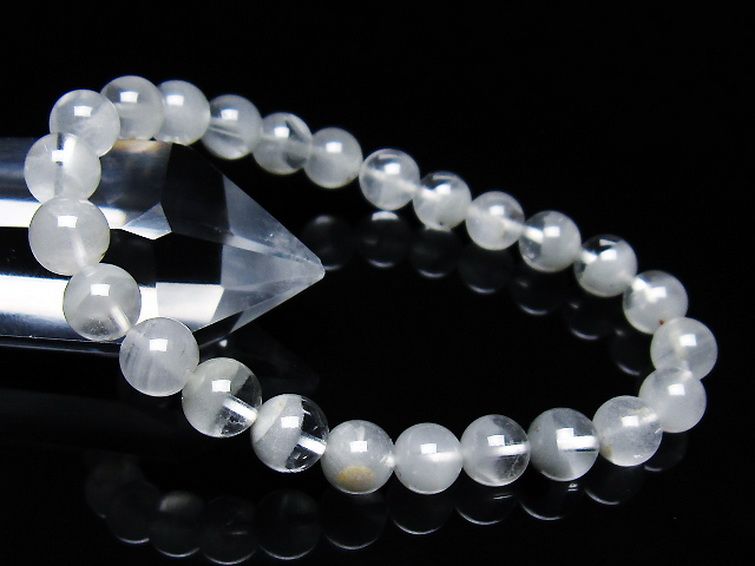 ガーデン水晶ファントムブレスレット 7mm [T676-1841] 1枚目