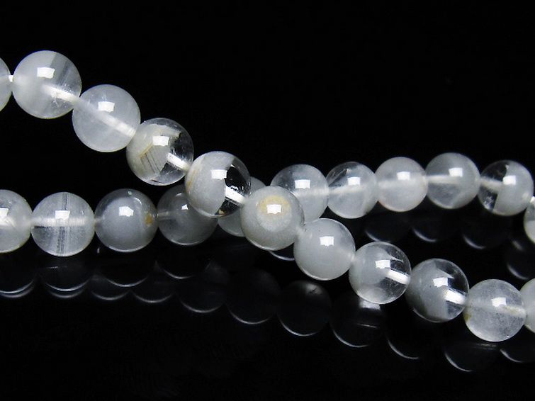 ガーデン水晶ファントムブレスレット 7mm [T676-1841] 2枚目