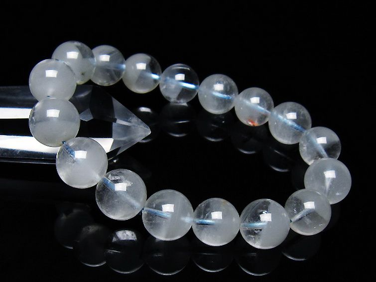ガーデン水晶ファントムブレスレット 13mm [T676-1864] 1枚目