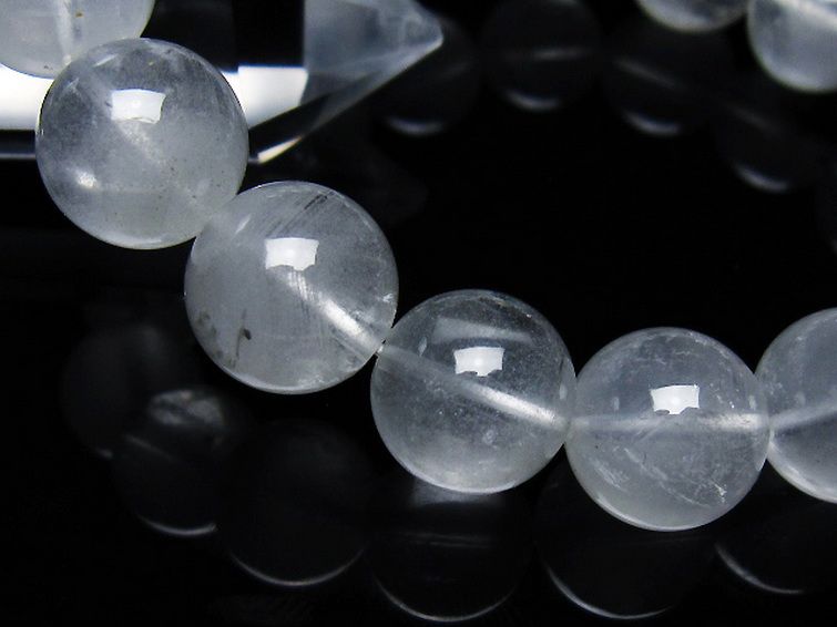 ガーデン水晶ファントムブレスレット 13mm [T676-1874] 3枚目