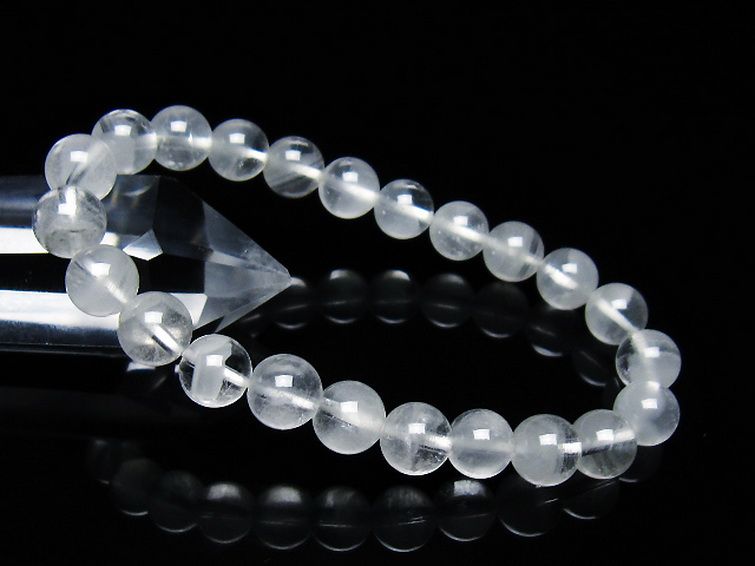 ガーデン水晶ファントムブレスレット 8mm [T676-1889] 1枚目