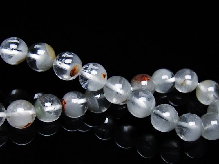 ガーデン水晶ファントムブレスレット 8mm [T676-1903] 2枚目