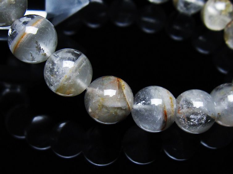 ガーデン水晶ファントムブレスレット 10mm [T676-1941] 3枚目