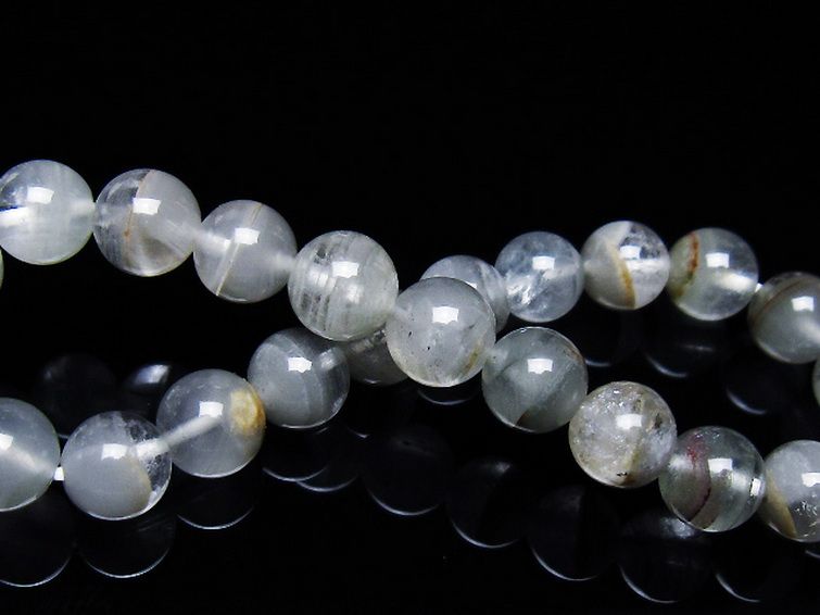 ガーデン水晶ファントムブレスレット 8mm [T676-1960] 2枚目