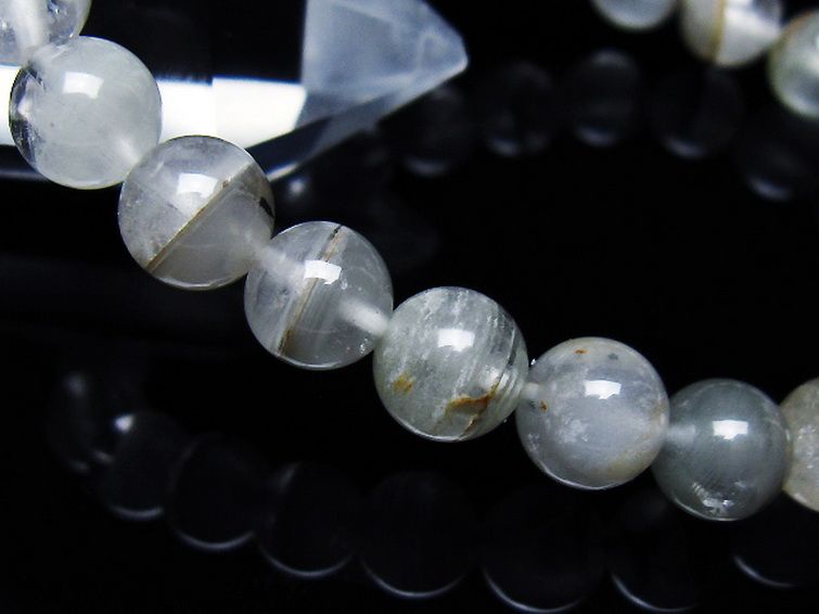 ガーデン水晶ファントムブレスレット 8mm [T676-1960] 3枚目