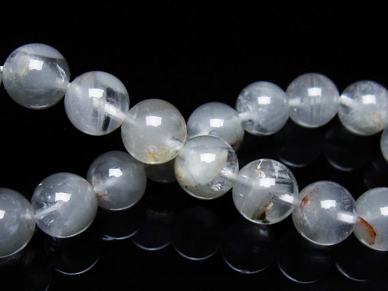 ガーデン水晶ファントムブレスレット 10mm [T676-1968] 2枚目