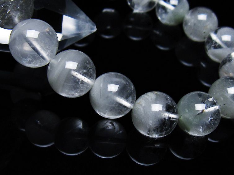 ガーデン水晶ファントムブレスレット 12mm [T676-1980] 3枚目