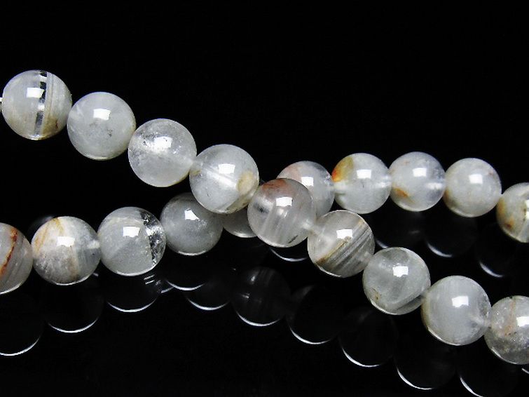 ガーデン水晶ファントムブレスレット 8mm [t676-2193] 2枚目