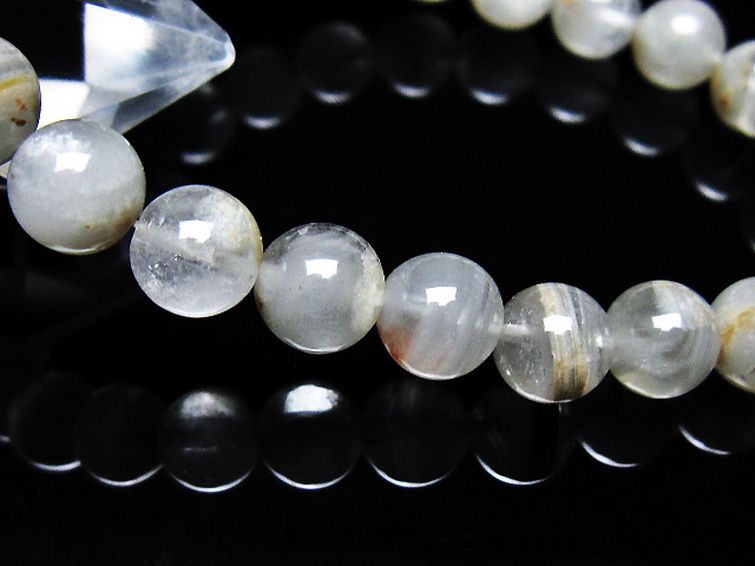 ガーデン水晶ファントムブレスレット 8mm [t676-2193] 3枚目