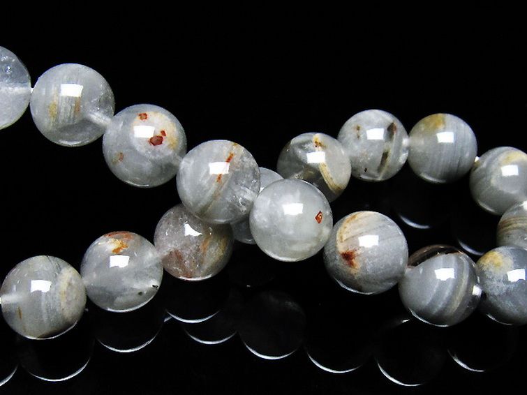 ガーデン水晶ファントムブレスレット 10mm [t676-2209] 2枚目