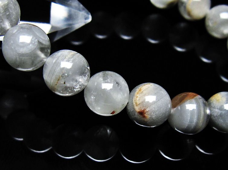 ガーデン水晶ファントムブレスレット 10mm [t676-2209] 3枚目