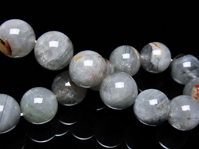 ガーデン水晶ファントムブレスレット 13mm [t676-2224] 2枚目