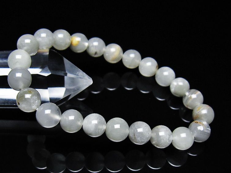 ガーデン水晶ファントムブレスレット 8mm [t676-2246] 1枚目