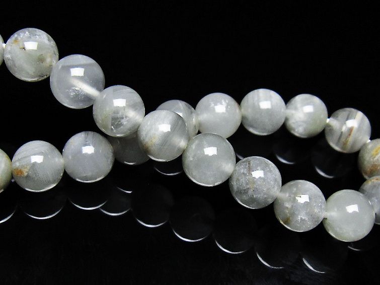 ガーデン水晶ファントムブレスレット 8mm [t676-2246] 2枚目