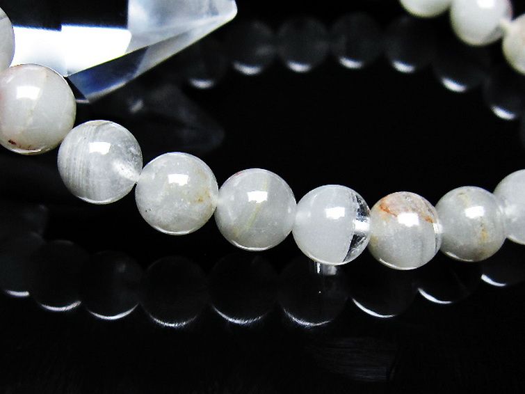 ガーデン水晶ファントムブレスレット 7mm [t676-2262] 3枚目