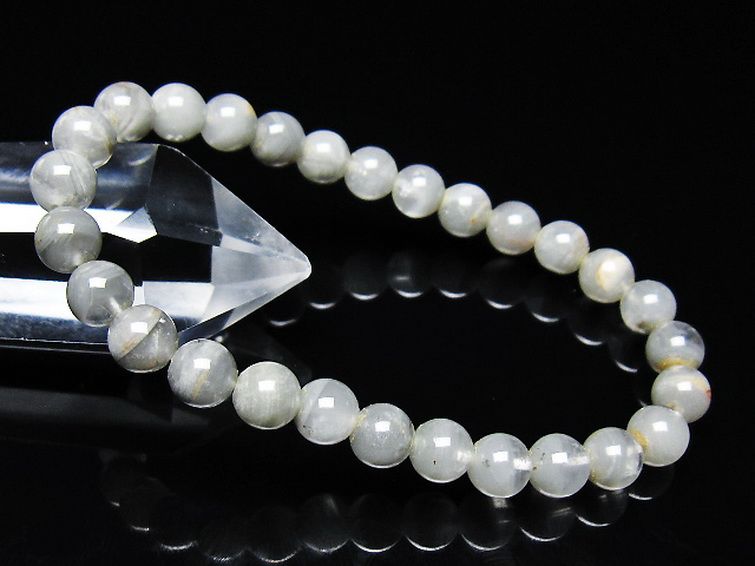 ガーデン水晶ファントムブレスレット 6mm [t676-2266] 1枚目