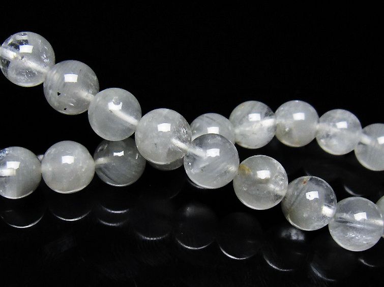 ガーデン水晶ファントムブレスレット 8mm [t676-2275] 2枚目