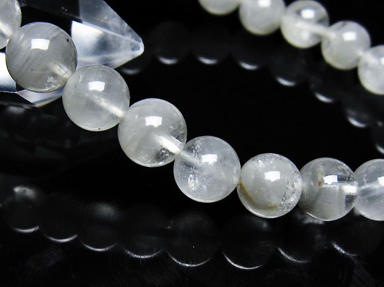 ガーデン水晶ファントムブレスレット 8mm [t676-2275] 3枚目